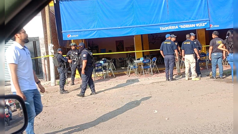 Asesinan en su negocio al famoso taquero Adrián Ruiz “El Chivero”, en Apatzingán, Michoacán: Fue candidato a diputado federal 