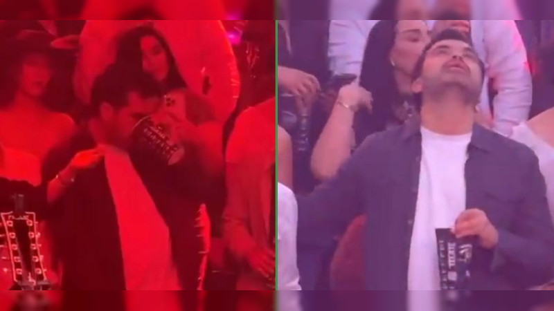 Excandidato presidencial Álvarez Maynez, captado pasado de copas en concierto de Carín León: Empresa que recibe millones del gobierno de NL, intenta bajar videos 