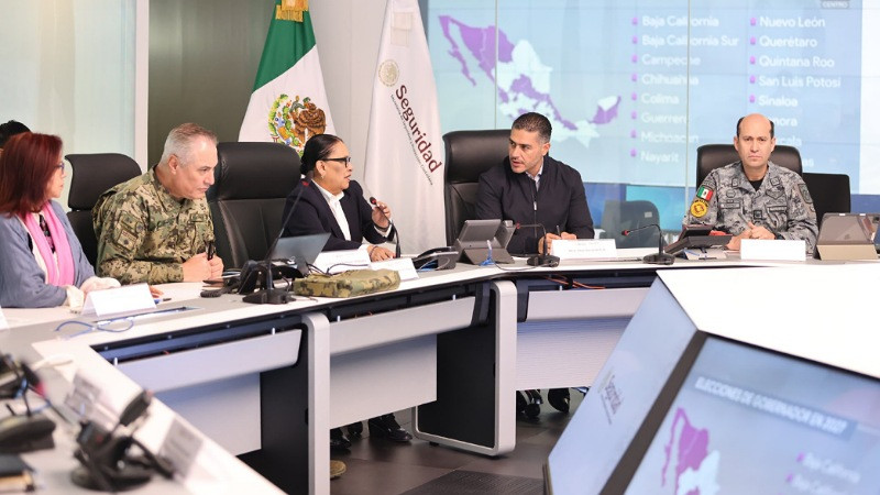 Instala SSPC Mesa de Seguridad por jornada electoral 