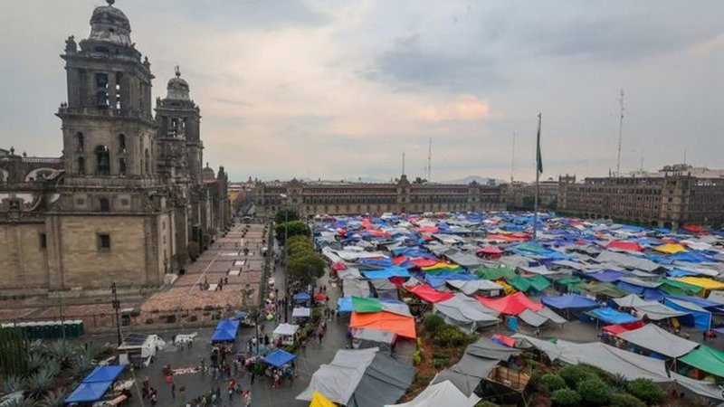 Sección 22 de la CNTE sin intención de levantar plantón en el Zócalo 