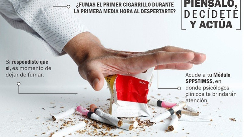 Promueve IMSS Michoacán entre derechohabientes estilo de vida saludable, libre de tabaco 