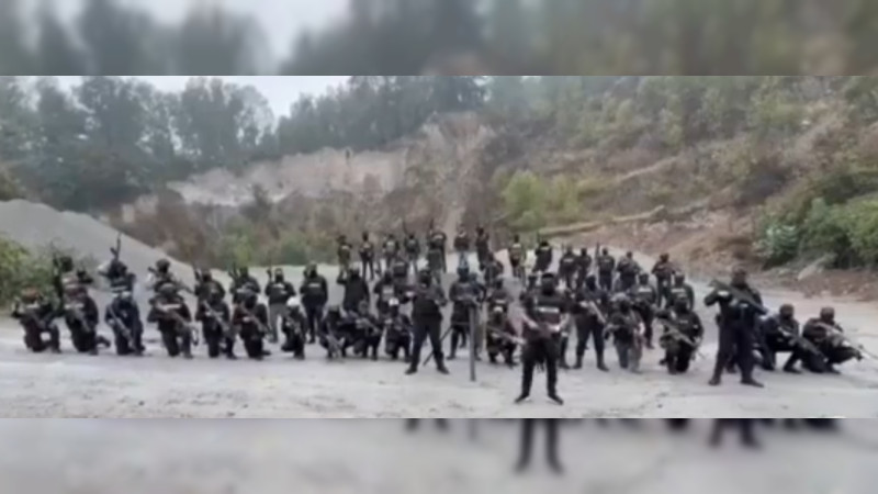 “Juárez, Susupuato y Tuzantla serán míos”, advierte en video inédito célula de Jalisco en el Oriente de Michoacán