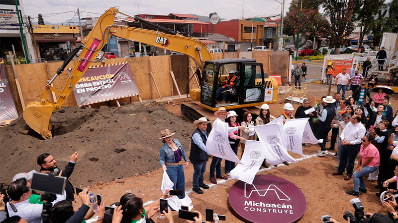 Arranca Bedolla construcción del DIF Uruapan con inversión estatal 