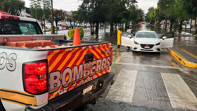 Activa Gobierno de Morelia brigadas intermunicipales por lluvia de este miércoles 
