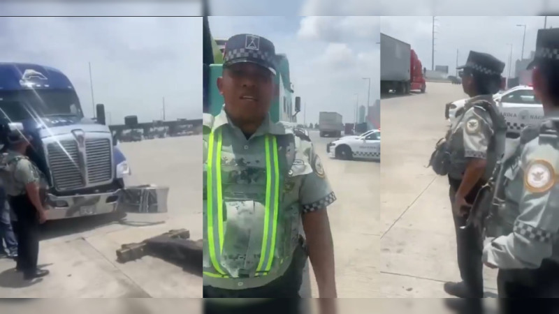 “¡Así estamos con la Cuarta T!”: Trailero arriesga su vida contra asaltantes en Puebla; Guardia Nacional lejos de ayudarlo ¡lo multa! 