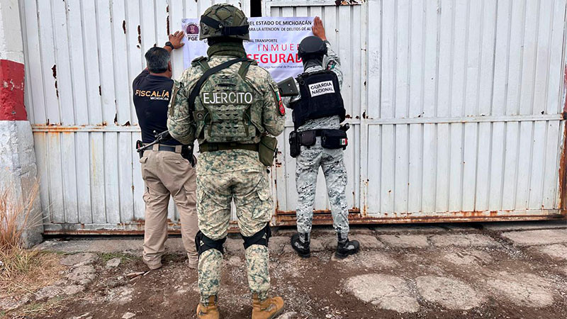 En Madero y Tarímbaro, Michoacán: Asegura FGE vehículos con reporte de robo y alteraciones en los medios de identificación 