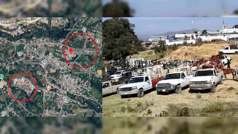 Denuncian presunto paradero de 10 secuestrados en Zitácuaro, Michoacán: “Se oyen muchos gritos”, “en la madrugada tiran los cuerpos”; a un kilómetro, la Fiscalía Regional 