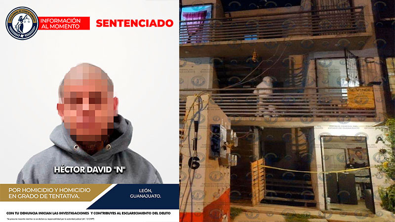 Sentencian a “El Cebollín” a más de 90 años de prisión por múltiples homicidios en León, Guanajuato 
