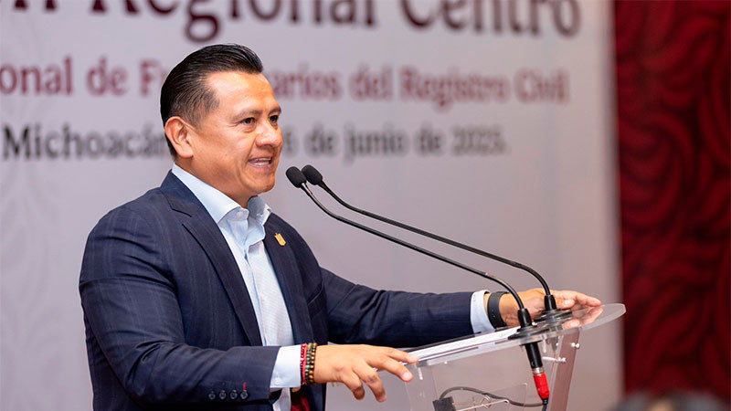 Michoacán apuesta por la modernización del Registro Civil: Segob 