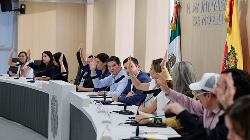 Ayuntamiento de Morelia aprueba ampliación líquida del presupuesto 2025 para obras y programas 