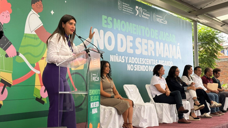 Seimujer arranca programa para prevenir embarazo infantil y adolescente en Michoacán 