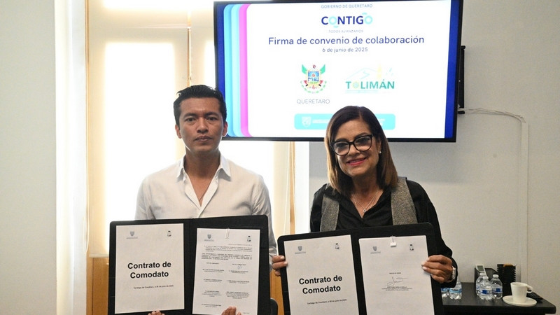 CEI y Tolimán firman convenio de colaboración en Querétaro 