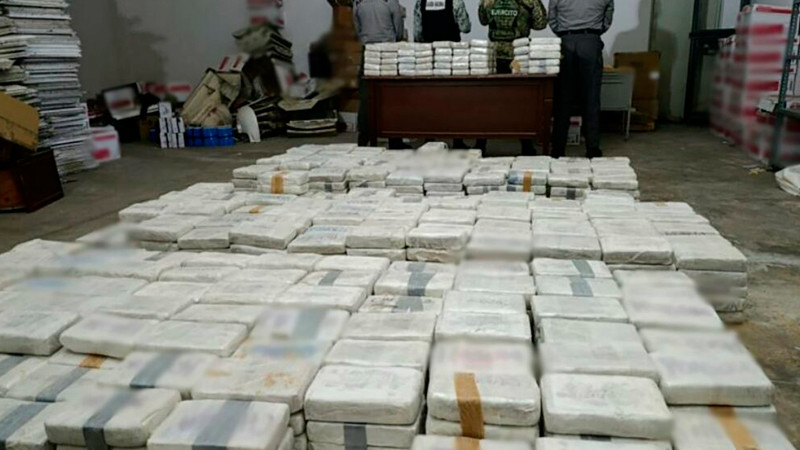 Decomisan una tonelada de estupefaciente en polvo en Chiapas 
