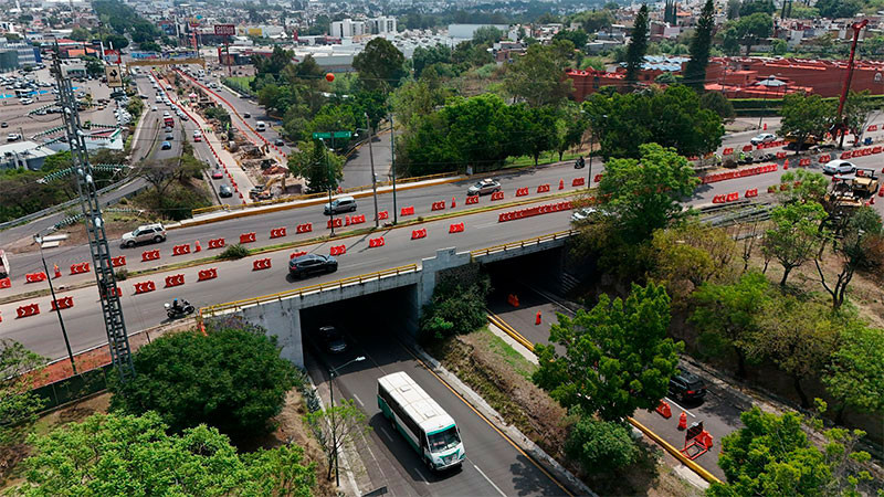 Supervisa Bedolla obra del distribuidor de la salida a Pátzcuaro; beneficiará a más de 250 mil habitantes 