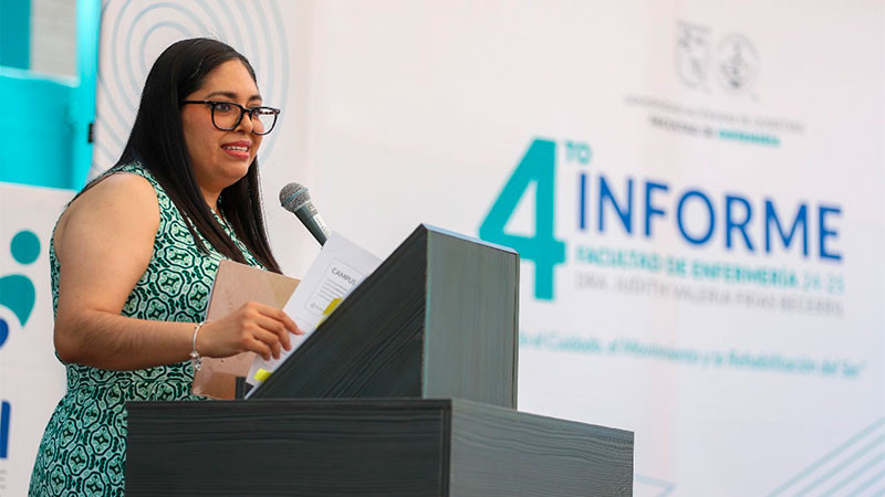 Presenta directora de la Facultad de Enfermería de la UAQ su cuarto informe de labores  