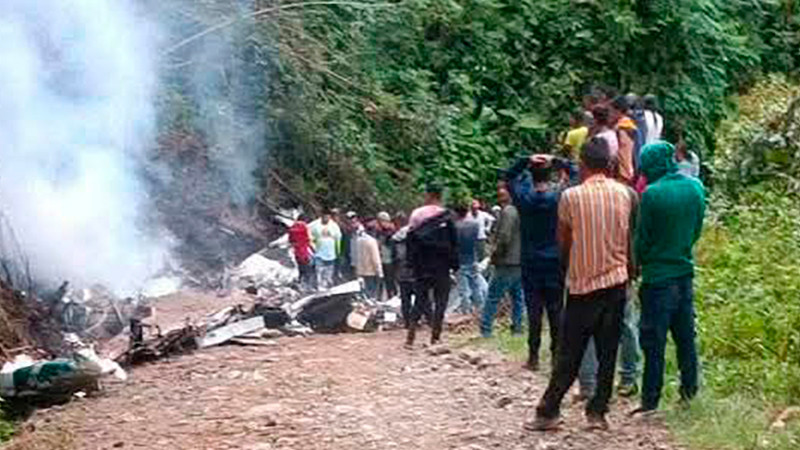 SRE lamenta fallecimiento de personas en accidente aéreo en sierra de Chiapas 
