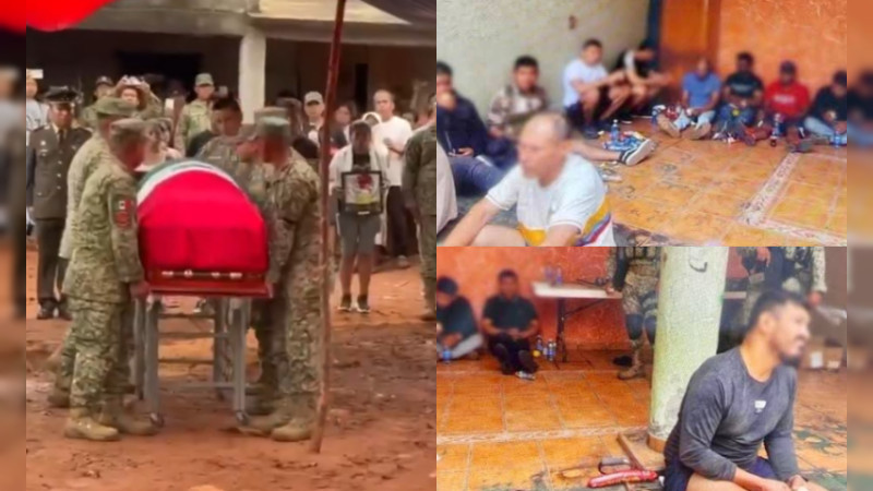 No llega justicia para 8 militares asesinados en Michoacán: Fiscalía solo imputa por armas y explosivos a célula de 17 colombianos y mexicanos 