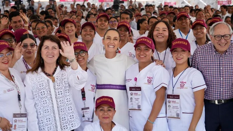 Salud casa por casa es una política pública hecha con amor: Claudia Sheinbaum  