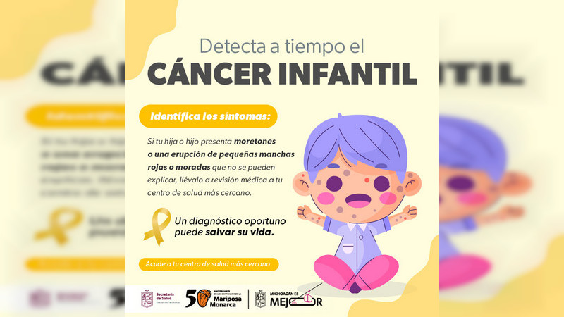 Detección temprana del cáncer infantil aumenta sobrevida a pacientes: SSM 
