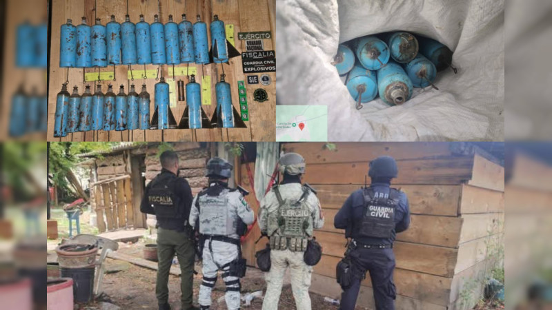 Aseguran pólvora y una docena de explosivos para ser arrojados con drones en Juárez, Michoacán: En la misma localidad suspendieron elecciones por amenazas 