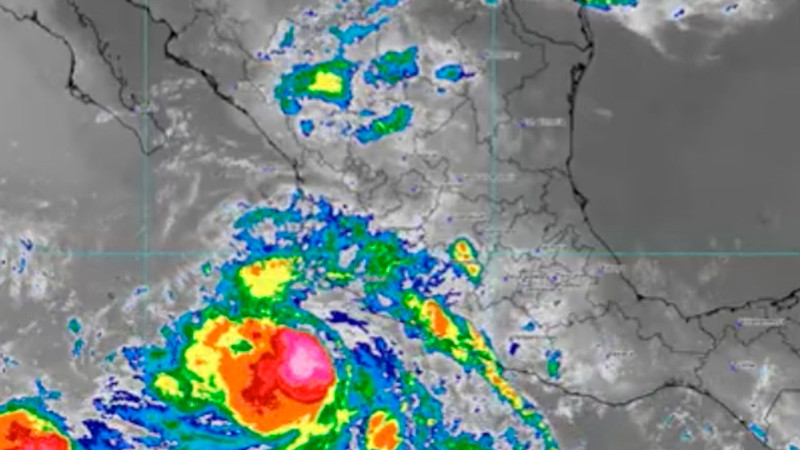 "Bárbara" ocasionará lluvias fuertes en Jalisco, Colima y Michoacán 