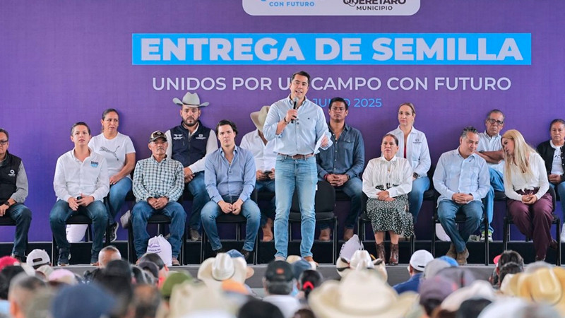 Querétaro entrega semillas del programa Fortalecimiento Productivo 