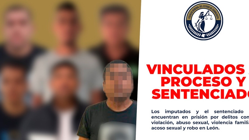 Varios casos de violencia de género concluyen con vinculación a proceso y sentencias en Guanajuato 
