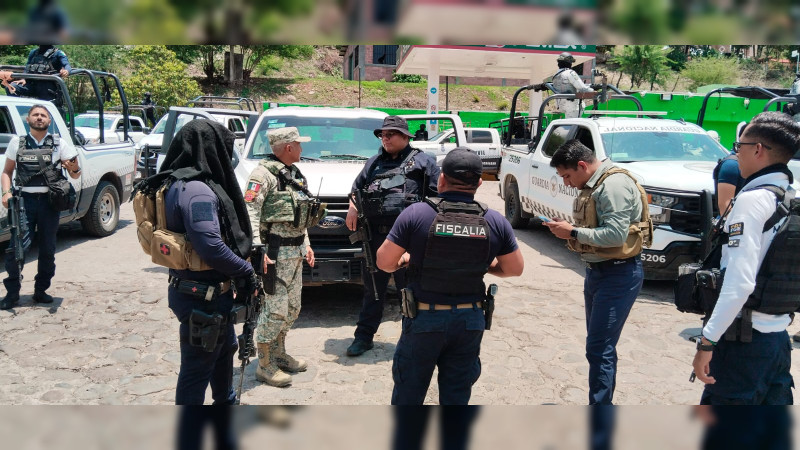Tras dos días de balaceras en Tuzantla y bombardeo con drones a la Presidencia de Juárez, Michoacán, despliegan operativo de seguridad para atender “supuestas agresiones” 