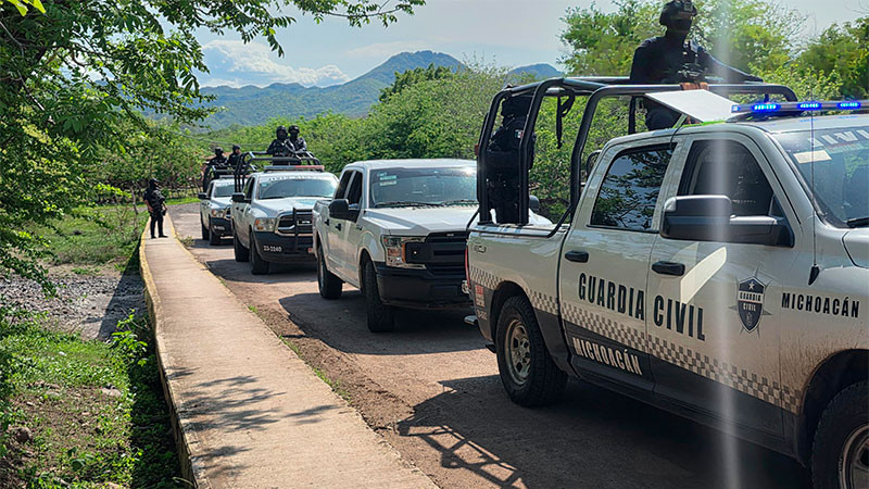 En el Oriente michoacano, la SSP refuerza las acciones operativas  