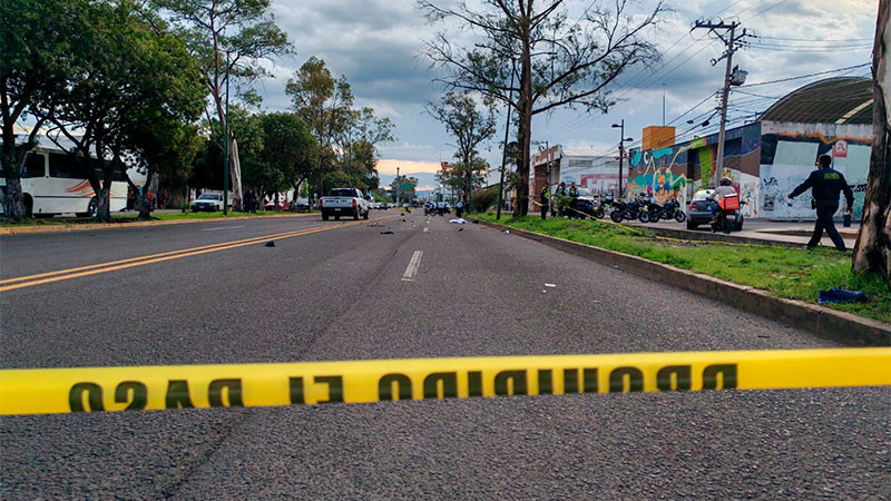 En Morelia, Michoacán: Fallece motociclista que arrolló y quitó la vida a un peatón 