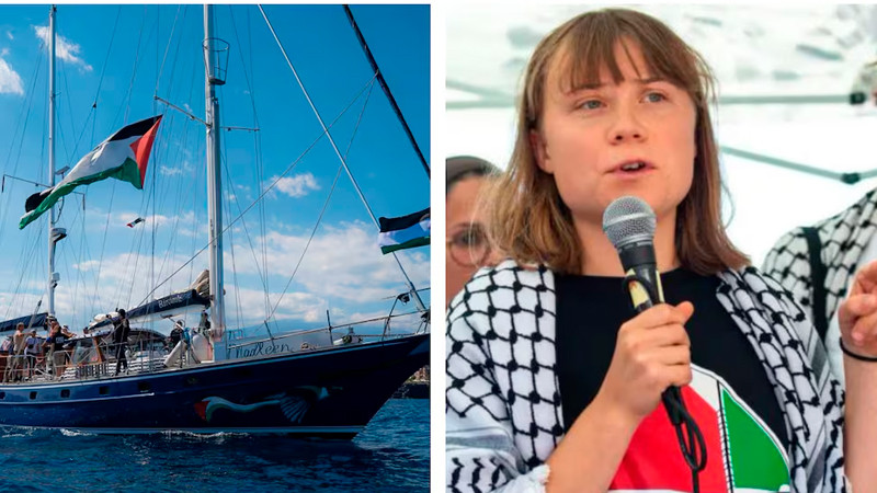 Gretha Thunberg acusa a Israel de secuestrar a activistas en "aguas internacionales" 