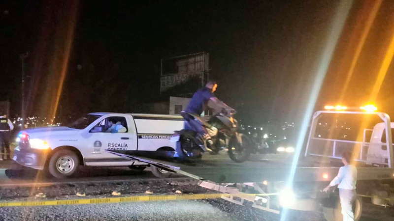 Identifican a mujer que murió en accidente de moto en Morelia, Michoacán  
