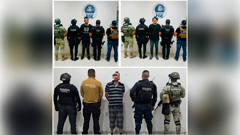 Blindaje Zamora: Detienen a dos multihomicidas y uno por lesiones 