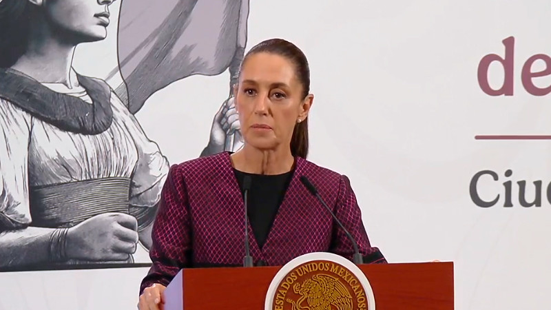 Considera Sheinbaum que hay que tener "cabeza fría" en relación con EEUU 