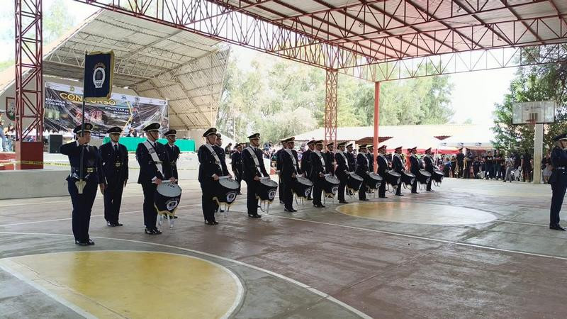 Banda de Guerra y Escolta de Bandera de la FGE Michoacán: Bicampeones en la Copa Linces 2025 