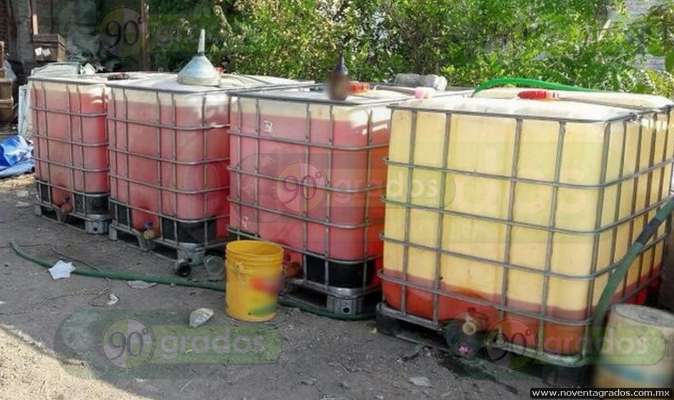 Aseguran 20 mil litros de presunto combustible robado, en Múgica - Foto 0 