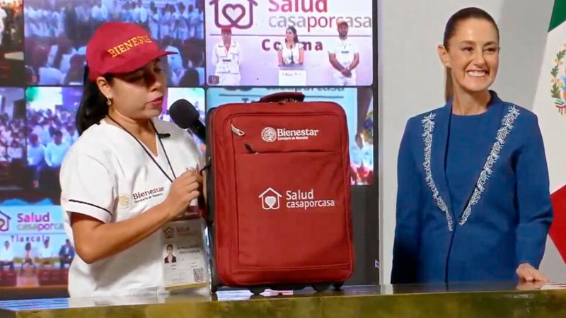 Busca Sheinbaum que programa “Salud Casa por Casa” sea el más importante del mundo 