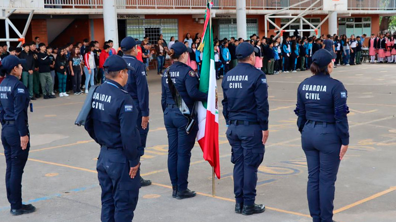 Lleva la SSP Michoacán jornada de “Prevención en Acción”; participan 540 alumnos  