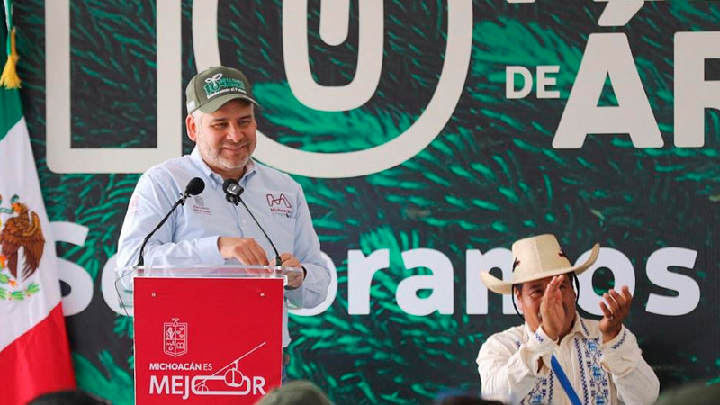 Arranca Bedolla reforestación 2025; despliega ejército verde para plantar 10 millones de árboles 
