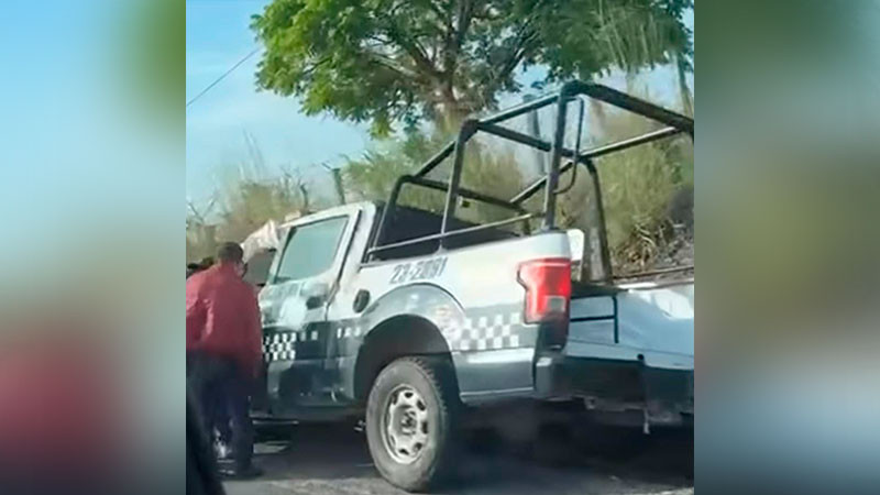 Vuelca patrulla en la carretera Veracruz-Xalapa; hay 2 policías heridos 