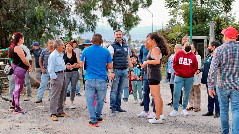 Gobierno de Morelia fortalece la cercanía con la ciudadanía en Los Encinos 
