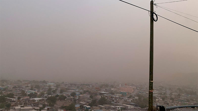 Se mantienen en alerta los ciudadanos de Ciudad Juárez, Chihuahua por tormenta de arena  