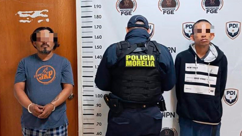En Morelia, Michoacán detienen a dos en posesión de estupefacientes 