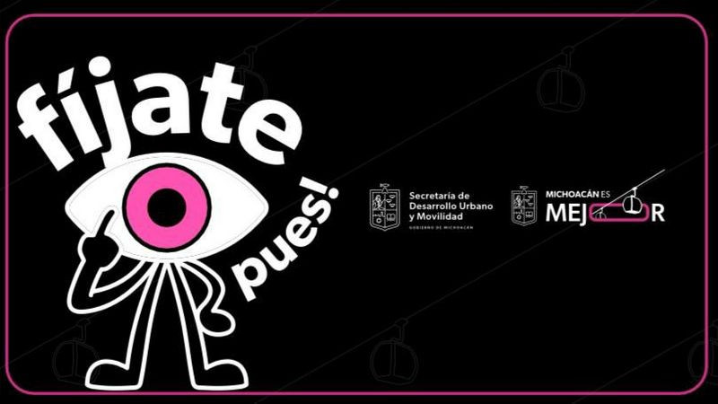 Arranca Bedolla campaña “Fíjate pues” para prevenir accidentes viales 