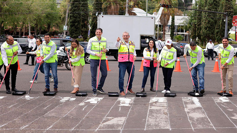 Arranca Bedolla campaña vial "Fíjate pues", para prevenir accidentes 