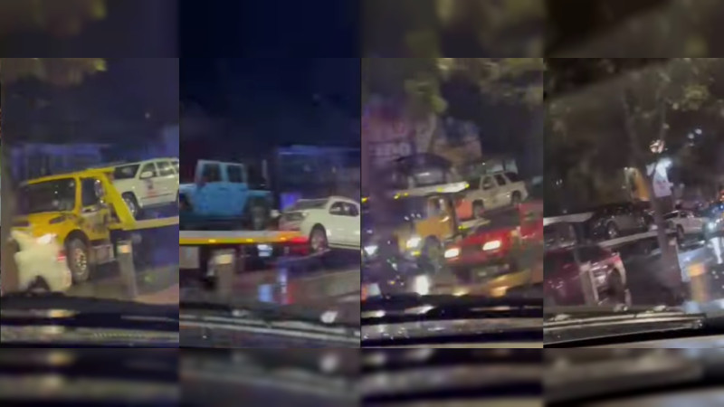 Tras balaceras llegan a la cabecera de Zitácuaro 10 camioneta aseguradas en campamento del crimen: Algunos enviados desde Huehuetoca para apoyar ofensiva en Michoacán 