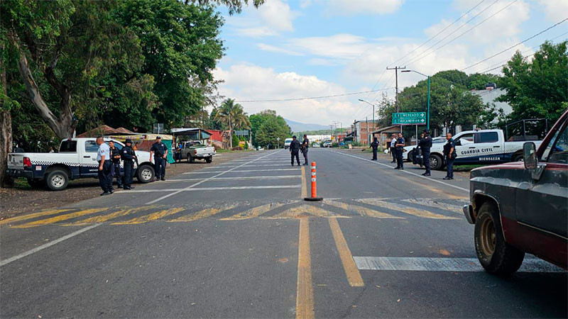 Refuerzan operativos de vigilancia en Tocumbo y Tingüindín, Michoacán  
