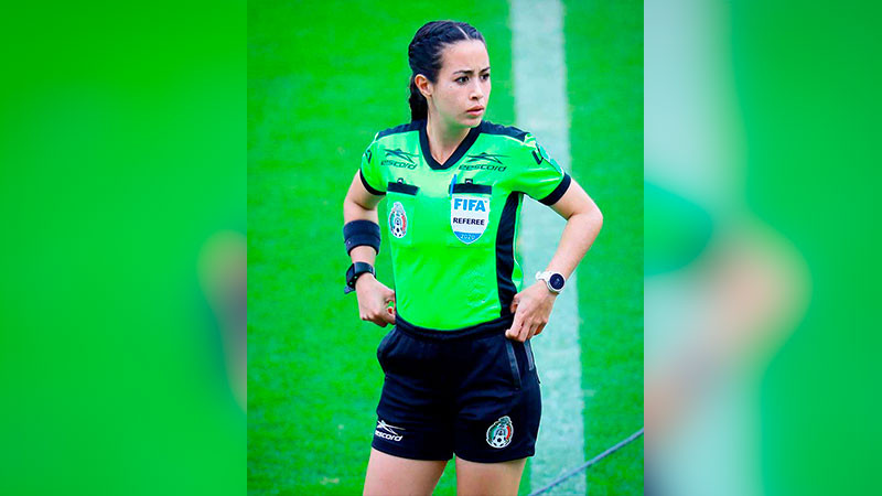 Se convierte la mexicana Katia Itzel García en la primera mujer en arbitrar en la Copa Oro