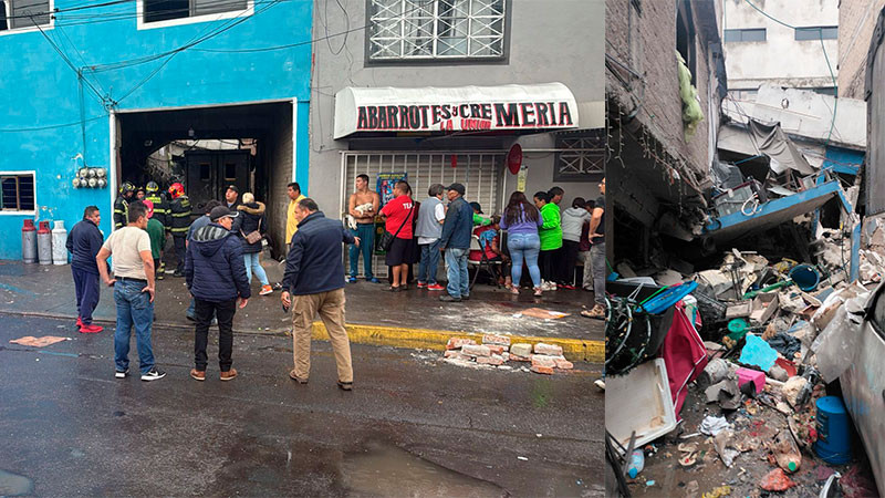 Deja explosión en tortillería de la CDMX el saldo de 6 heridos 