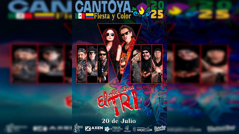 El Gran Silencio y El Tri, en el Festival Cantoya, Fiesta y Color Paracho: Sectur 